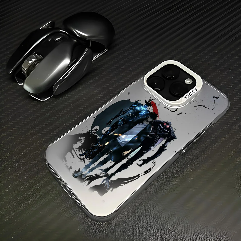 📱 ⚡Case S-Solo Leveling Para IPhone 16 Pro Max 15 14 13 12 XS Plus 11 📱 ⚡