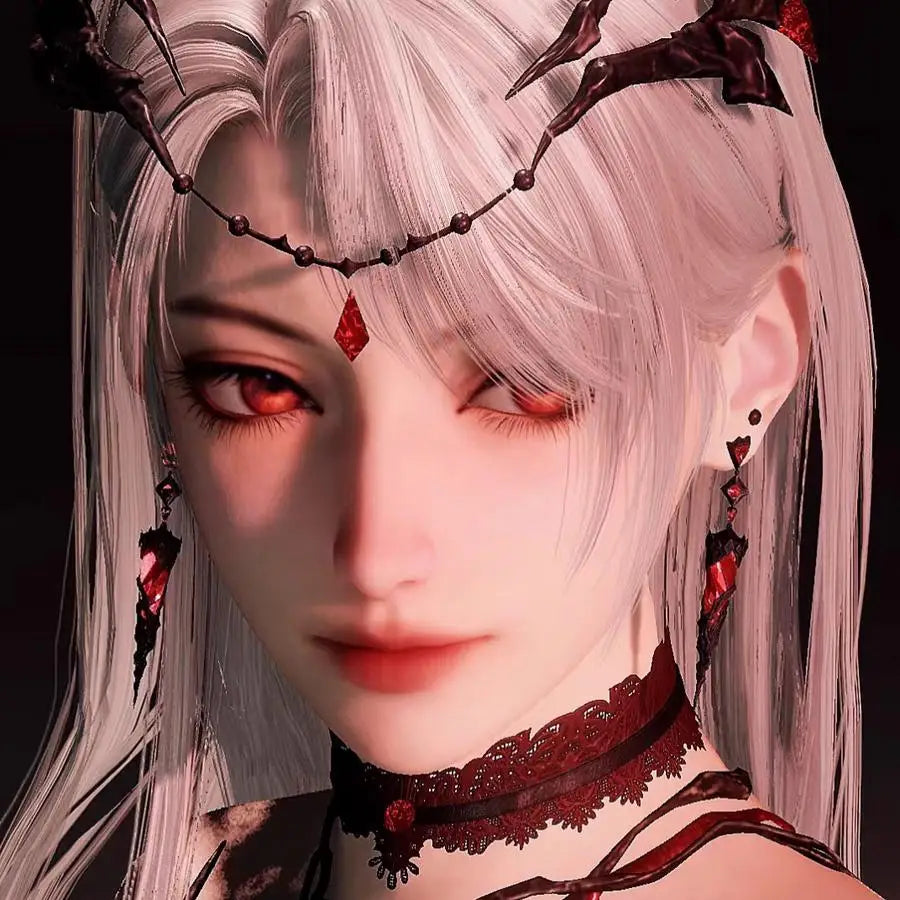 ⭐ Tiara Y Aretes Cosplay Love and Deepspace Sylus Cosplay