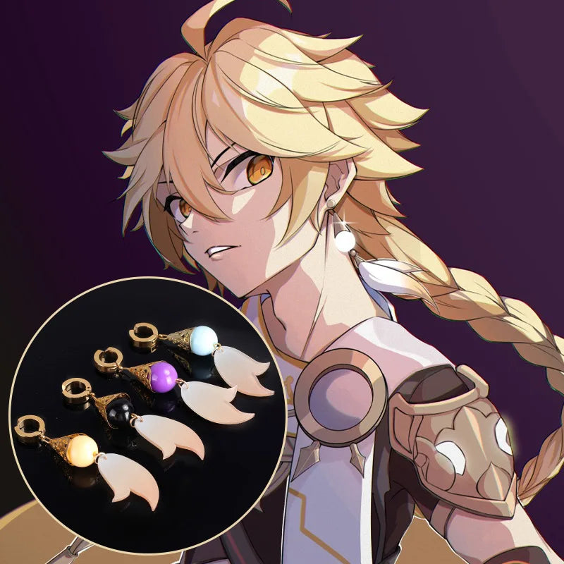 ⭐ Cosplay Aretes Genshin Impact Aether Cosplay