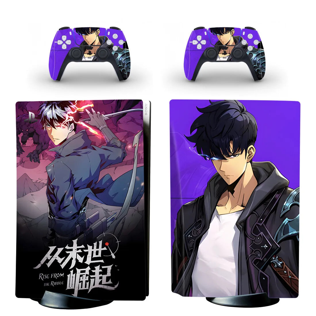 ⭐Solo Leveling Fundas PS5  Para Controles y Consola !!