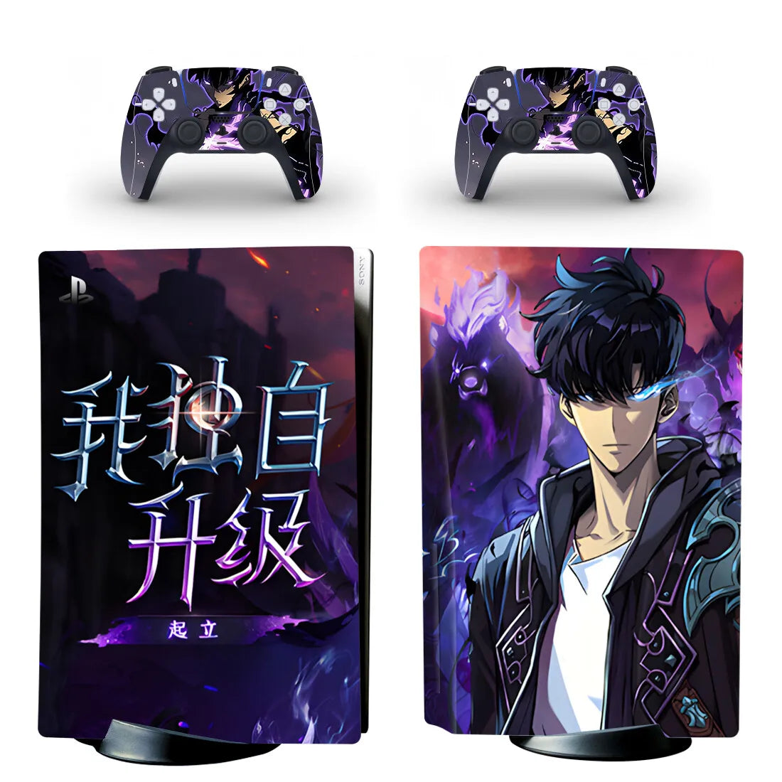 ⭐Solo Leveling Fundas PS5  Para Controles y Consola !!